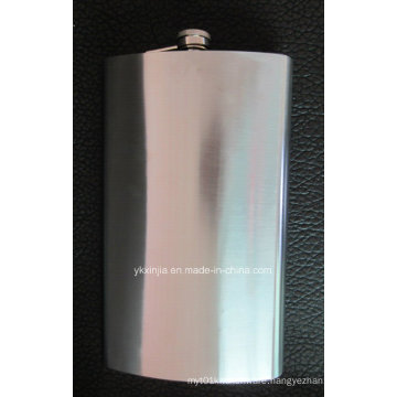 Huge Volume 64oz Hip Flask Stainless Steel 1.9L